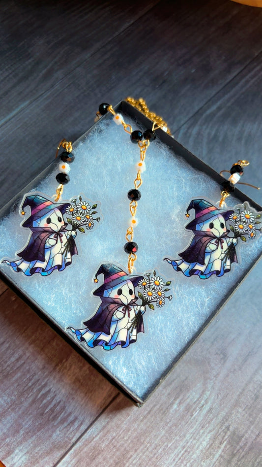 Handmade ghost bouquet set