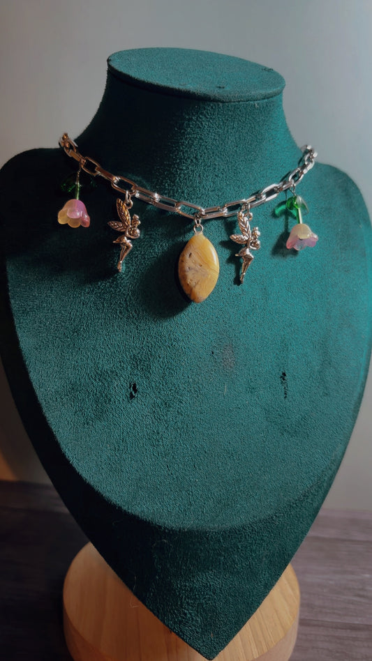 Handmade Butterscotch Baltic Amber charm necklace