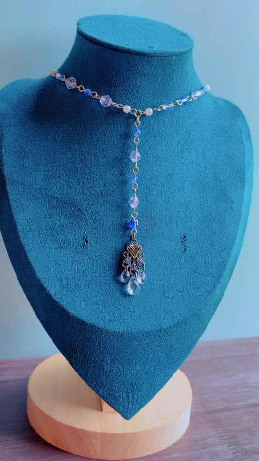 Handmade Y drop necklace
