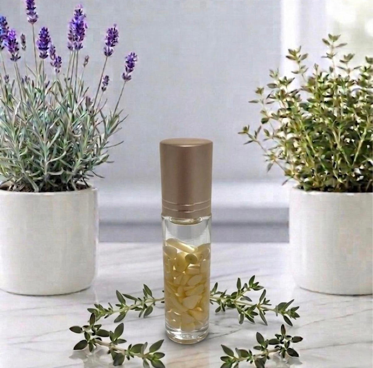 Crystal infused Perfume Oil