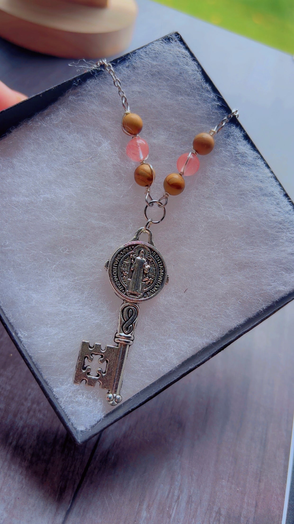 Handmade key necklace