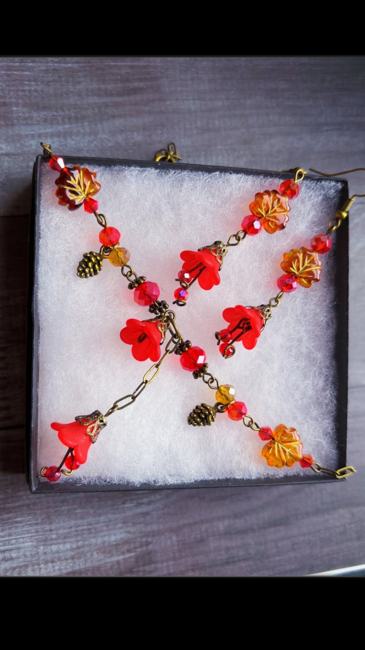 Handmade fall forest fairy set