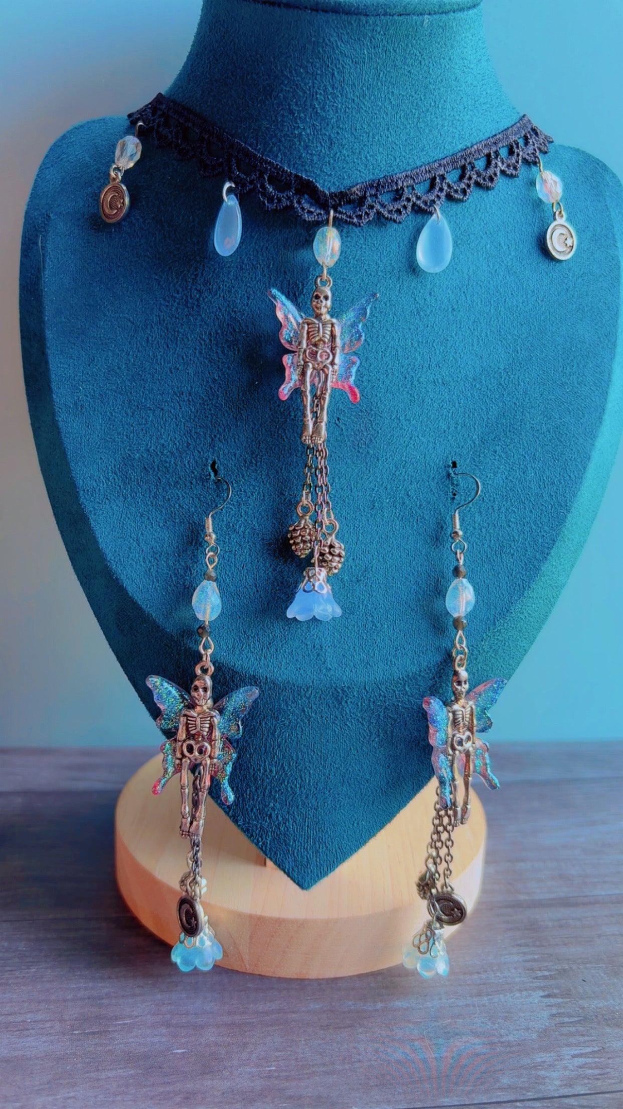 Handmade skeleton fairy set