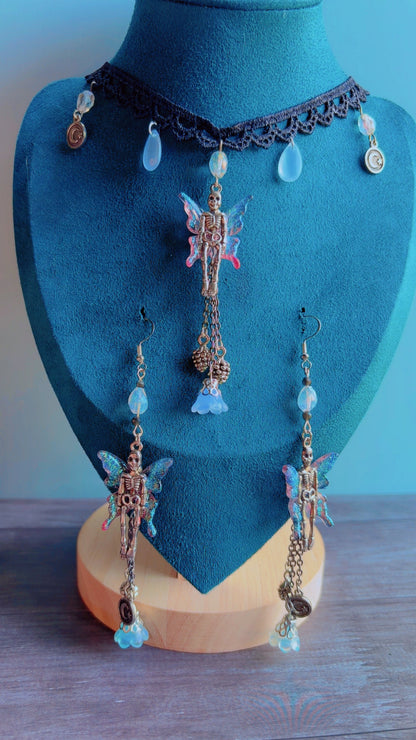 Handmade skeleton fairy set