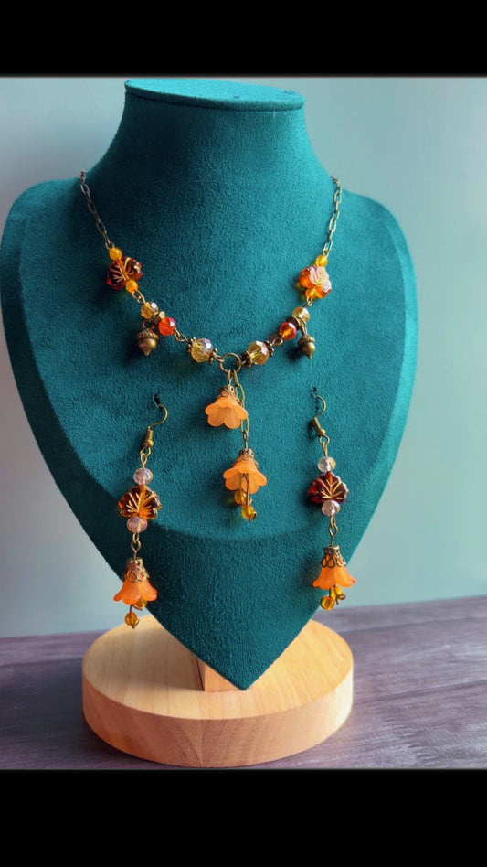 Handmade fall forest fairy set
