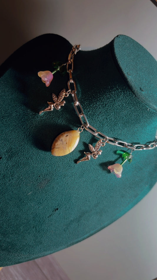 Handmade Butterscotch Baltic Amber charm necklace