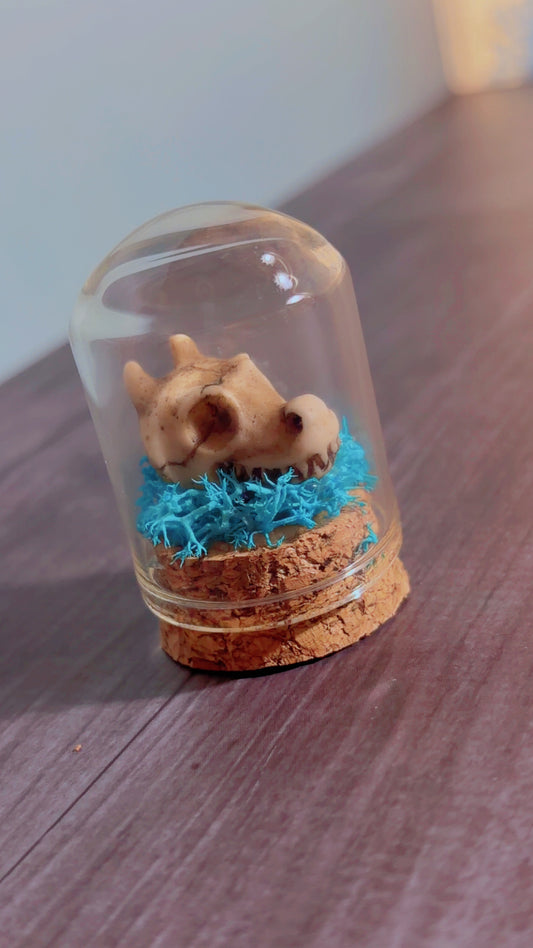 Handmade faux dragon mini dome