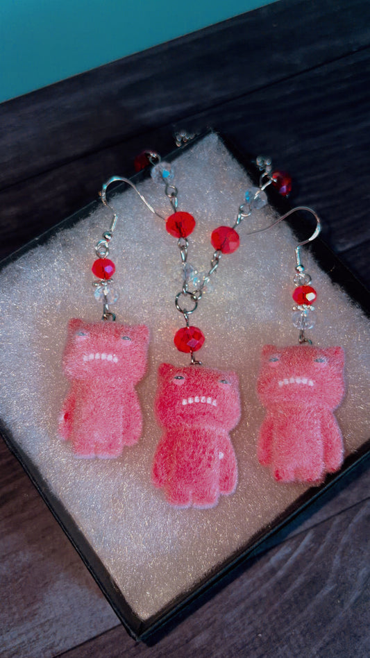 Handmade fuzzy little monster set (fuggler inspired)