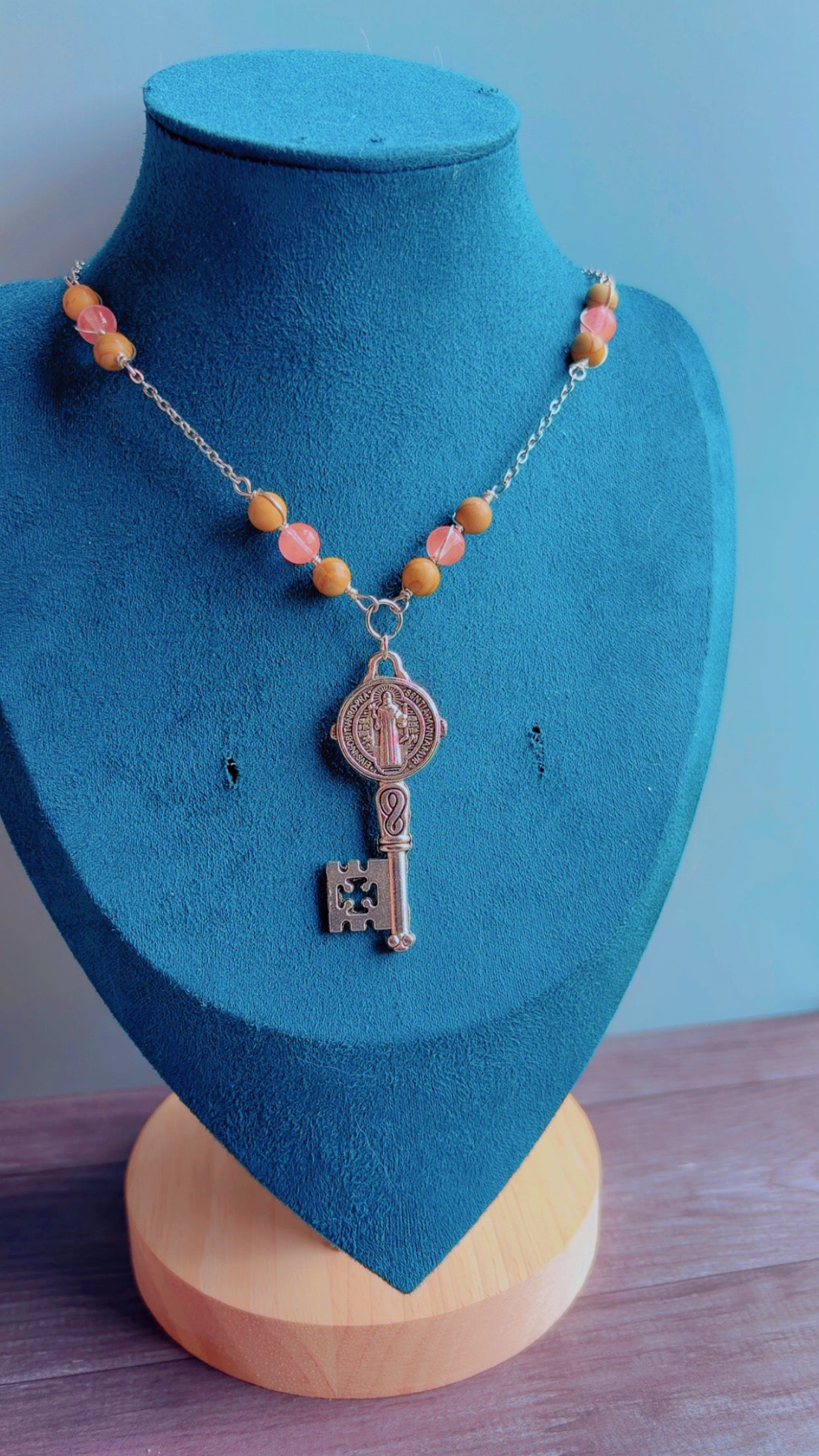 Handmade key necklace