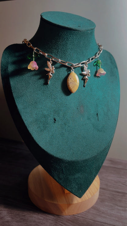 Handmade Butterscotch Baltic Amber charm necklace