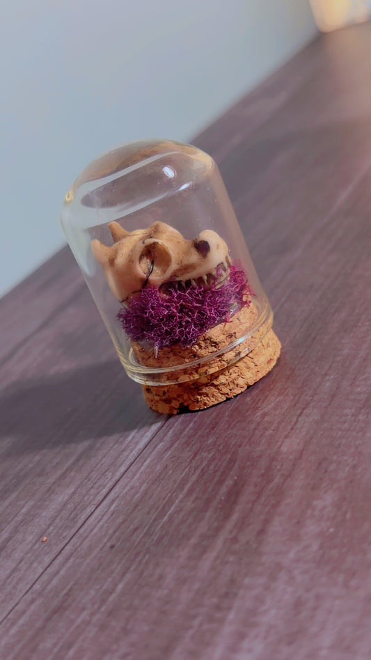 Handmade faux dragon mini dome