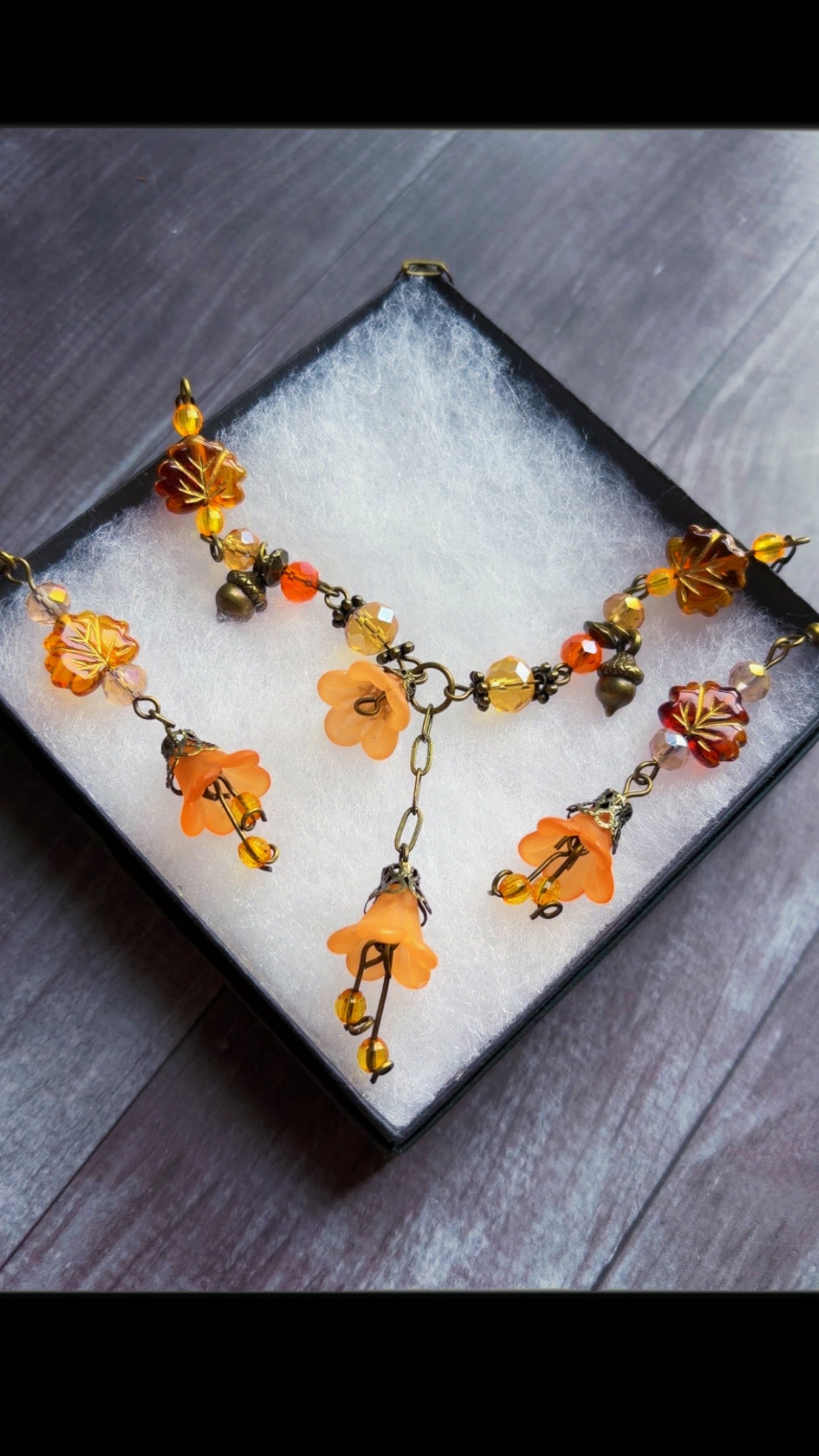 Handmade fall forest fairy set