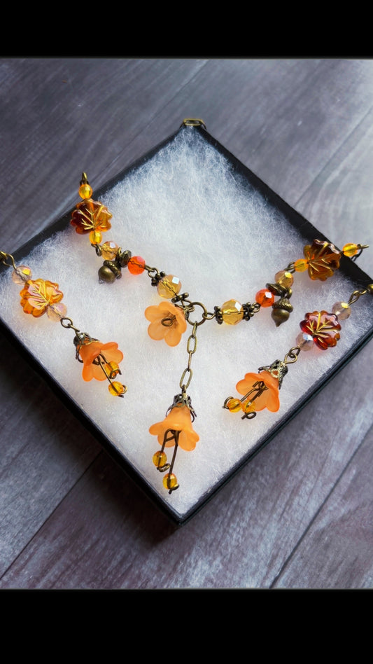 Handmade fall forest fairy set