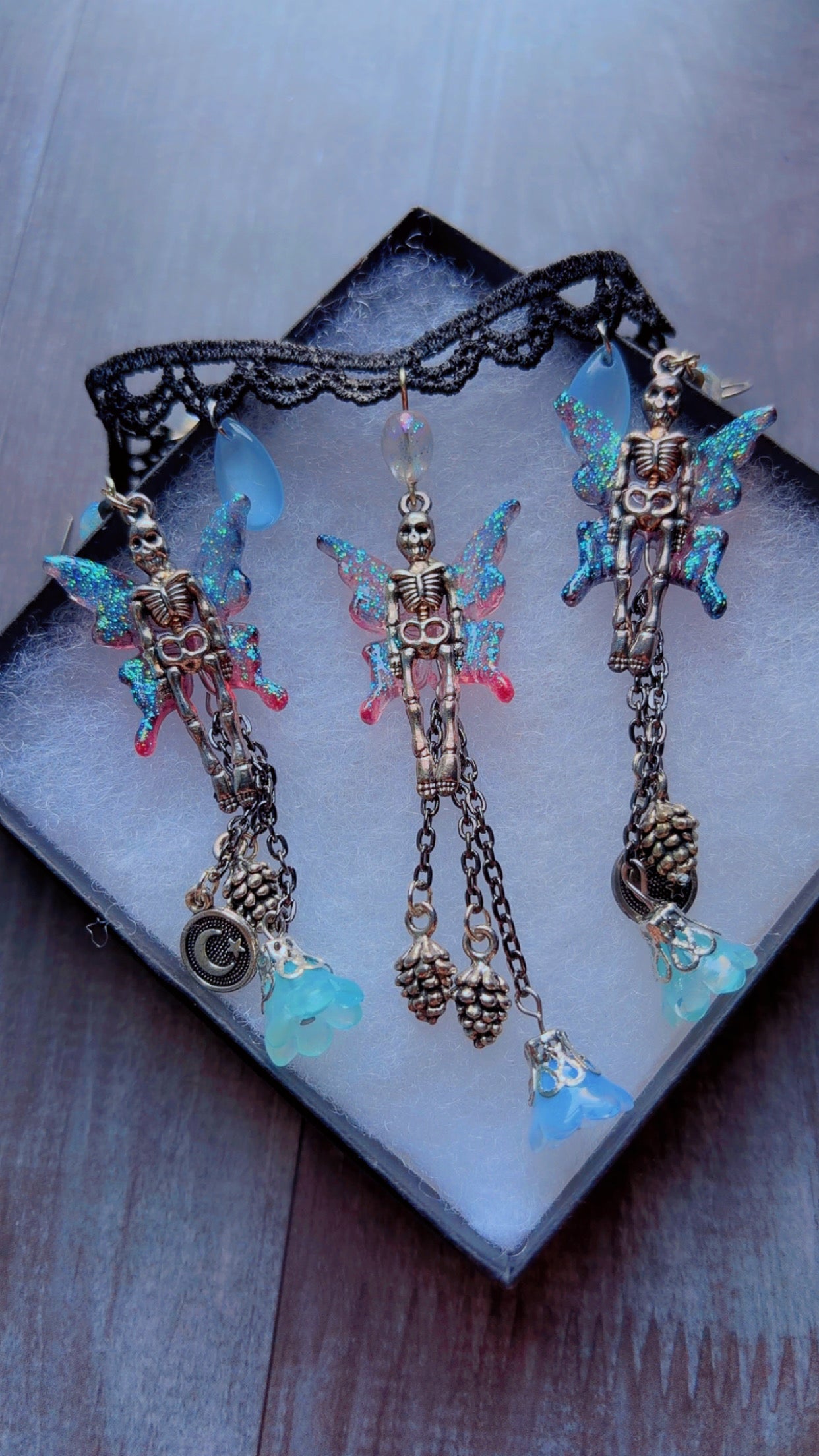 Handmade skeleton fairy set