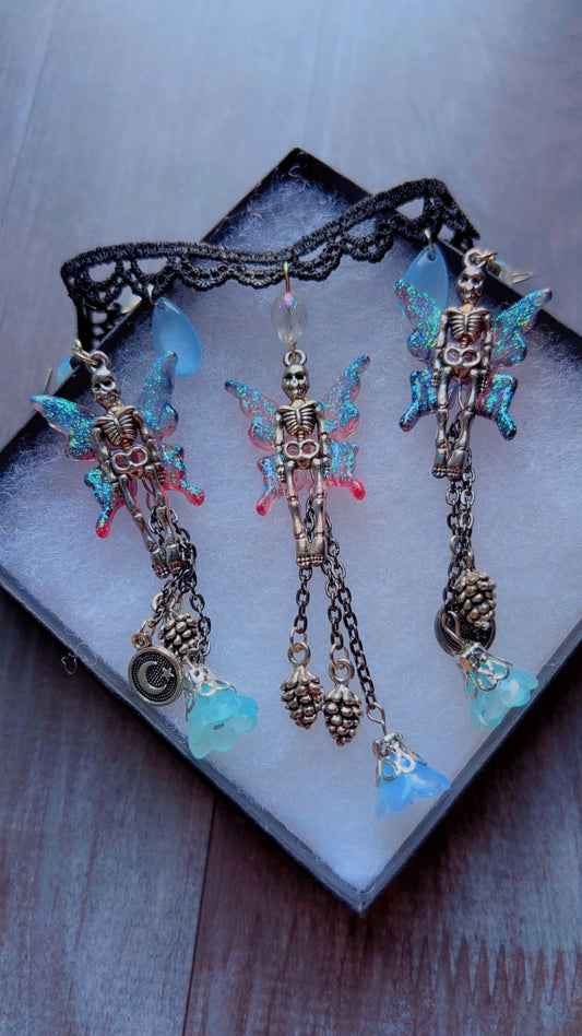 Handmade skeleton fairy set