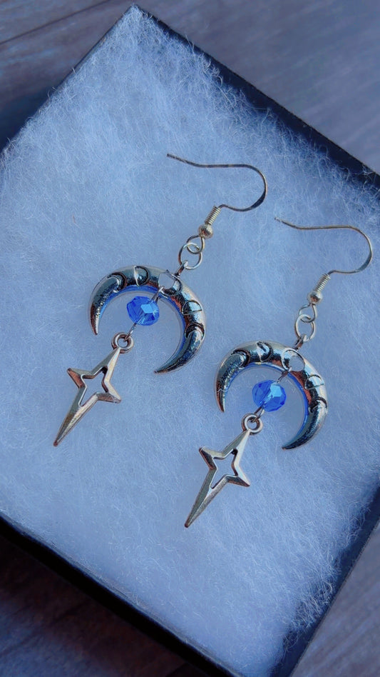 Handmade celestial earrings