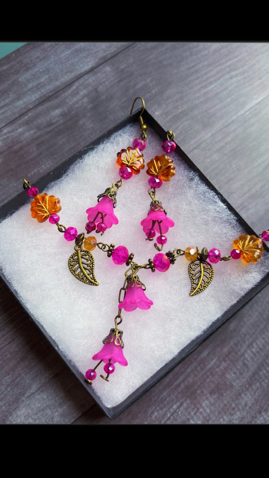 Handmade fall forest fairy set
