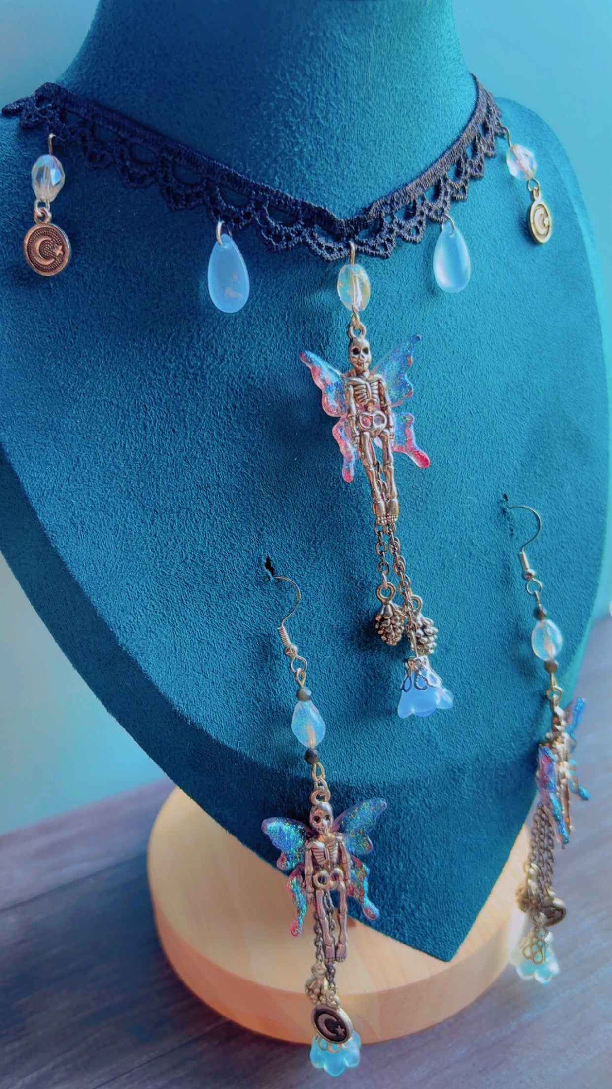 Handmade skeleton fairy set