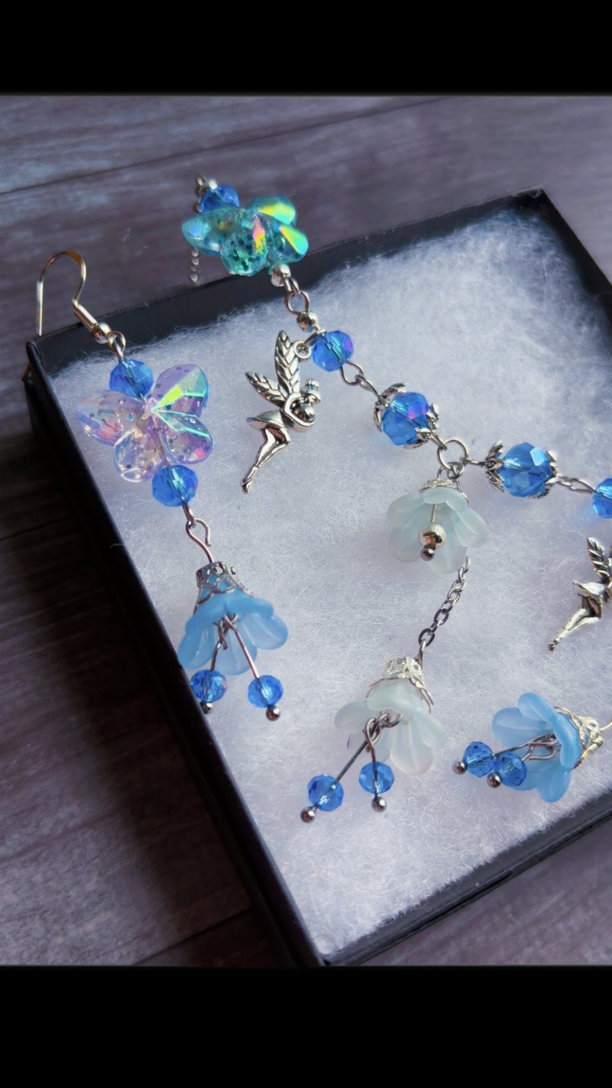 Handmade butterfly garden set