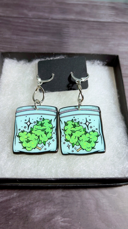 Handmade bud earrings
