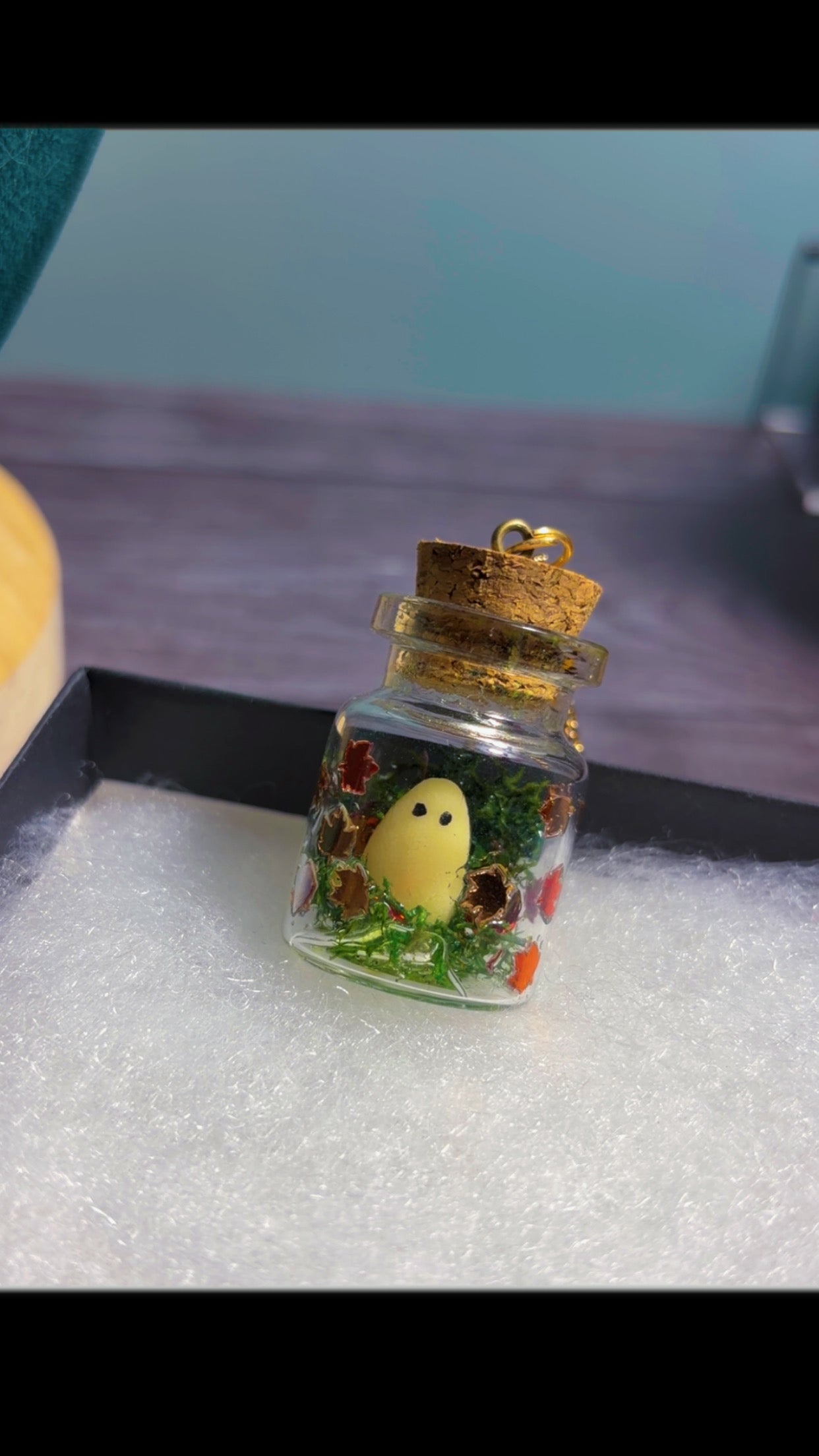 Handmade ghost buddy necklaces