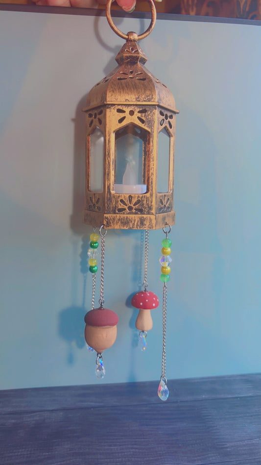 Handmade fairy lantern suncatcher
