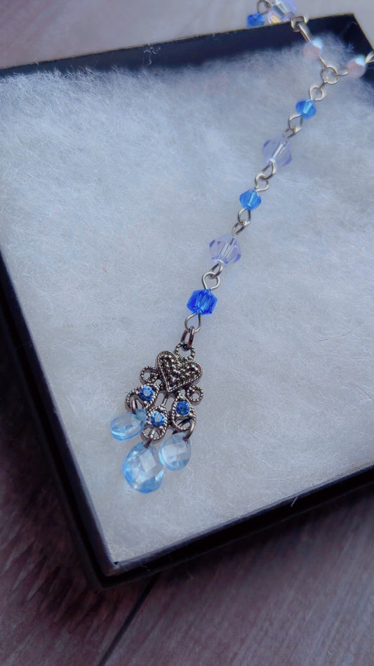 Handmade Y drop necklace