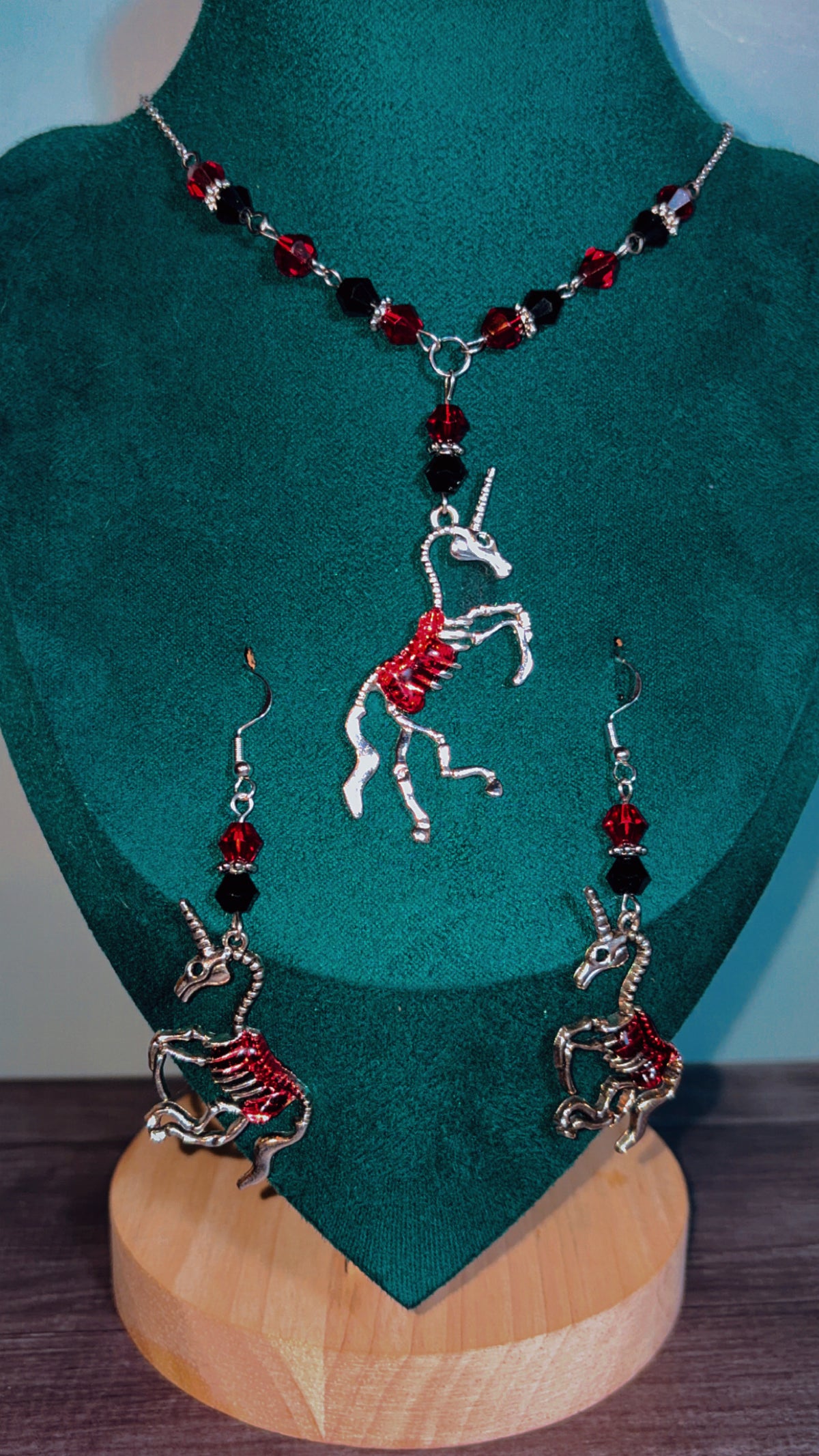 Handmade horror unicorn skeleton set